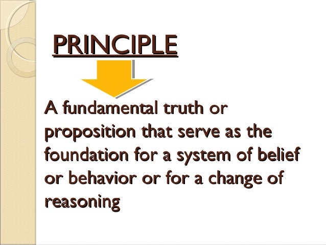 Principle   -  8